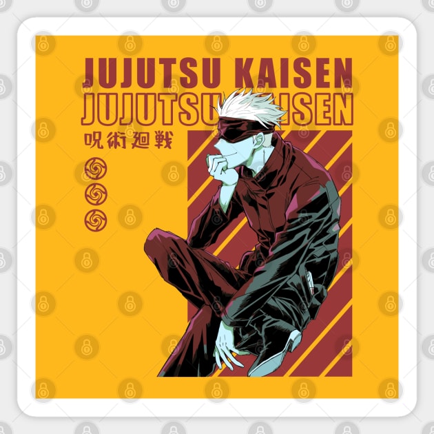 Satoru Gojo - Jujutsu Kaisen Sticker by MAGE